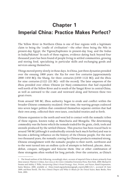 Imperial China: Practice Makes Perfect?