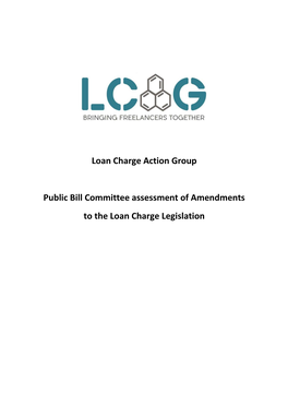 Public Bill Committee Review of Loan Charge