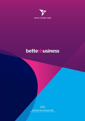 Betterbusiness Betterfinancials How We Drive Growth and Outperformance