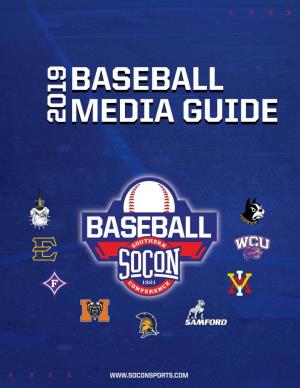 2019 Baseball Media Guide.Indd