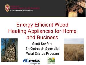 Biomass Boilers for Space Heating