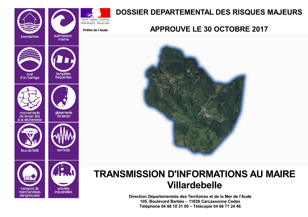 TRANSMISSION D'informations AU MAIRE Villardebelle