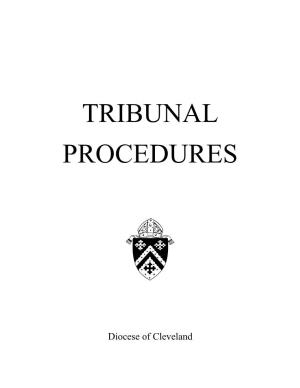 Tribunal Procedures