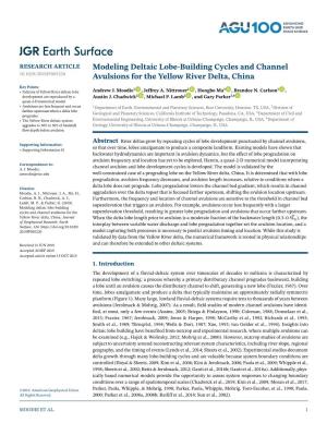 Modeling Deltaic Lobe‐Building Cycles and Channel Avulsions For