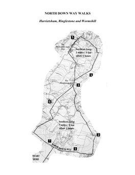 NORTH DOWN WAY WALKS Harrietsham, Ringlestone and Wormshill