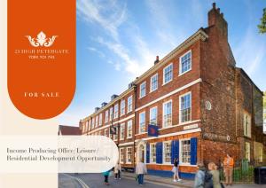 Income Producing Office/Leisure/ Residential Development Opportunity STEEPED in YORK’S HISTORY