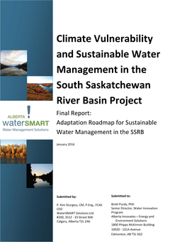 Climate Vulnerability and Sustainable Water Management in the South