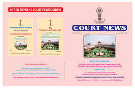 March 2007 1 2 Court News, January --- March 2007