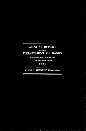Departmentof Parks