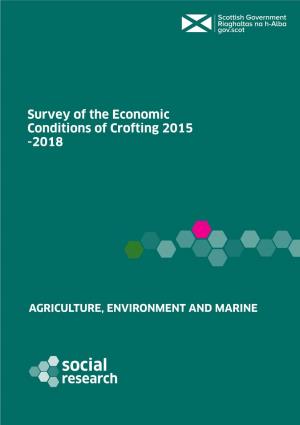 Survey of the Economic Conditions of Crofting 2015-2018