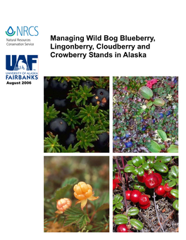 Managing Wild Bog Blueberry, Lingonberry, Cloudberry and Crowberry Stands in Alaska