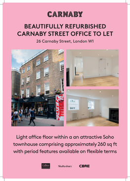 11616 3Rd Floor 26 Carnaby Street Marketing Particulars (Portal) V2.Indd