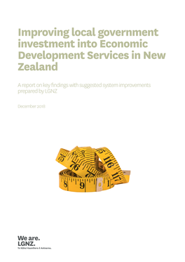 Improving Local Government Investment Into Economic Development Services in New Zealand