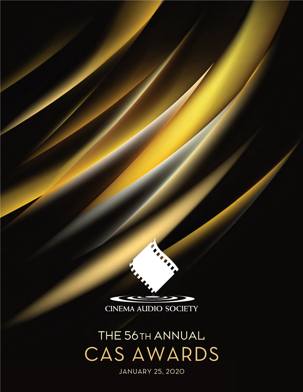 THE 56TH ANNUAL CAS AWARDS JANUARY   TITLE SPONSOR Schedule of Events