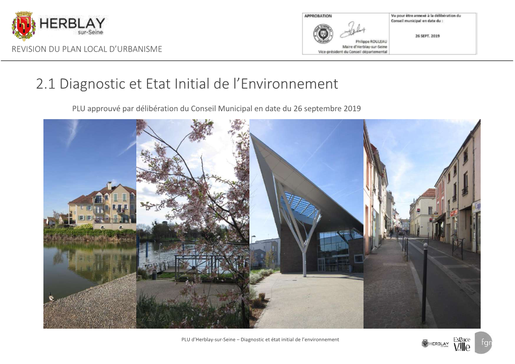 2.1 Diagnostic Et Etat Initial De L'environnement