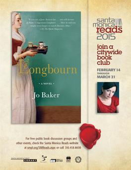 Join a Citywide Book Club FEBRUARY 14 THROUGH MARCH 21