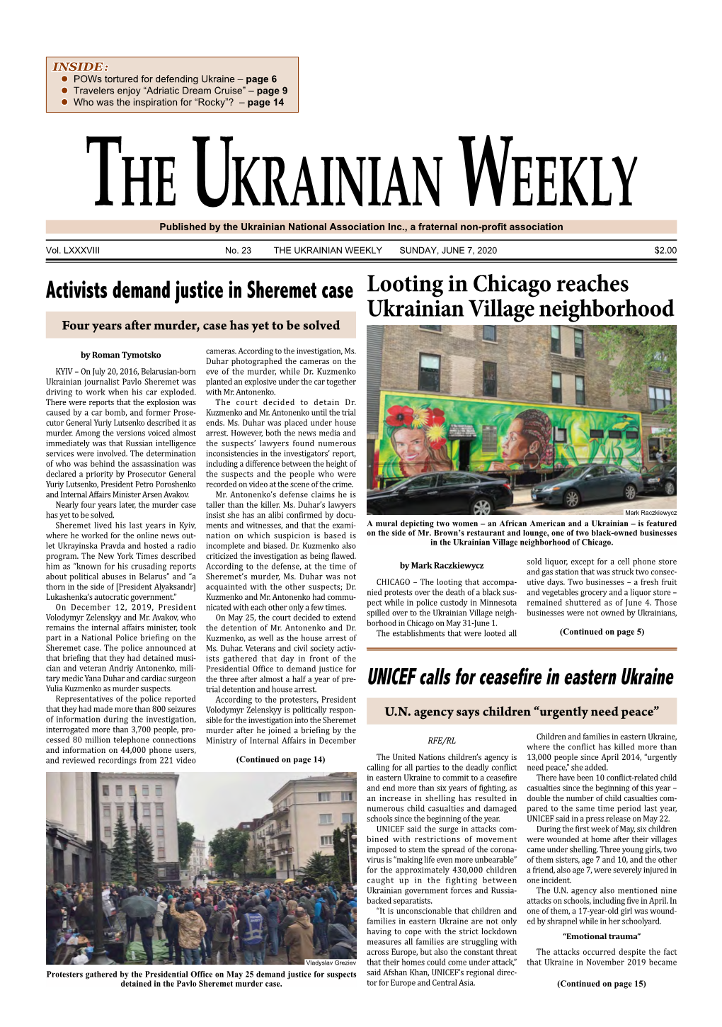 The Ukrainian Weekly, 2020