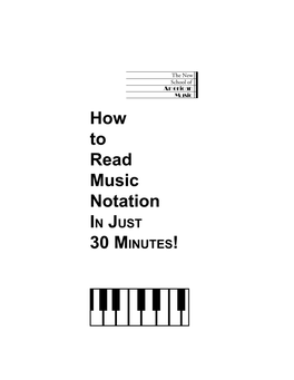 How to Read Music Notation in JUST 30 MINUTES! C D E F G a B C D E F G a B C D E F G a B C D E F G a B C D E F G a B C D E
