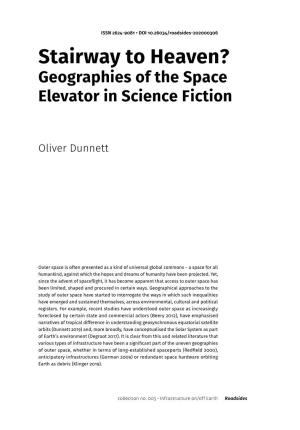 Stairway to Heaven? Geographies of the Space Elevator in Science Fiction