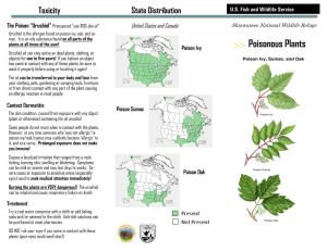 "Poisonous" Plants Brochure