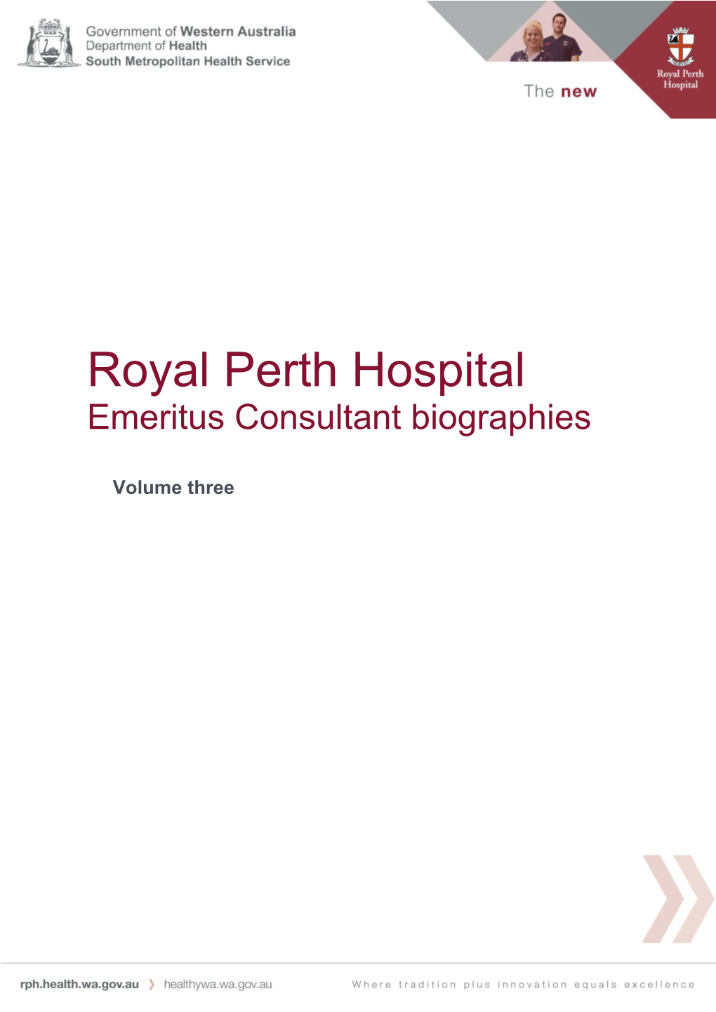 Royal Perth Hospital Emeritus Consultant Biographies