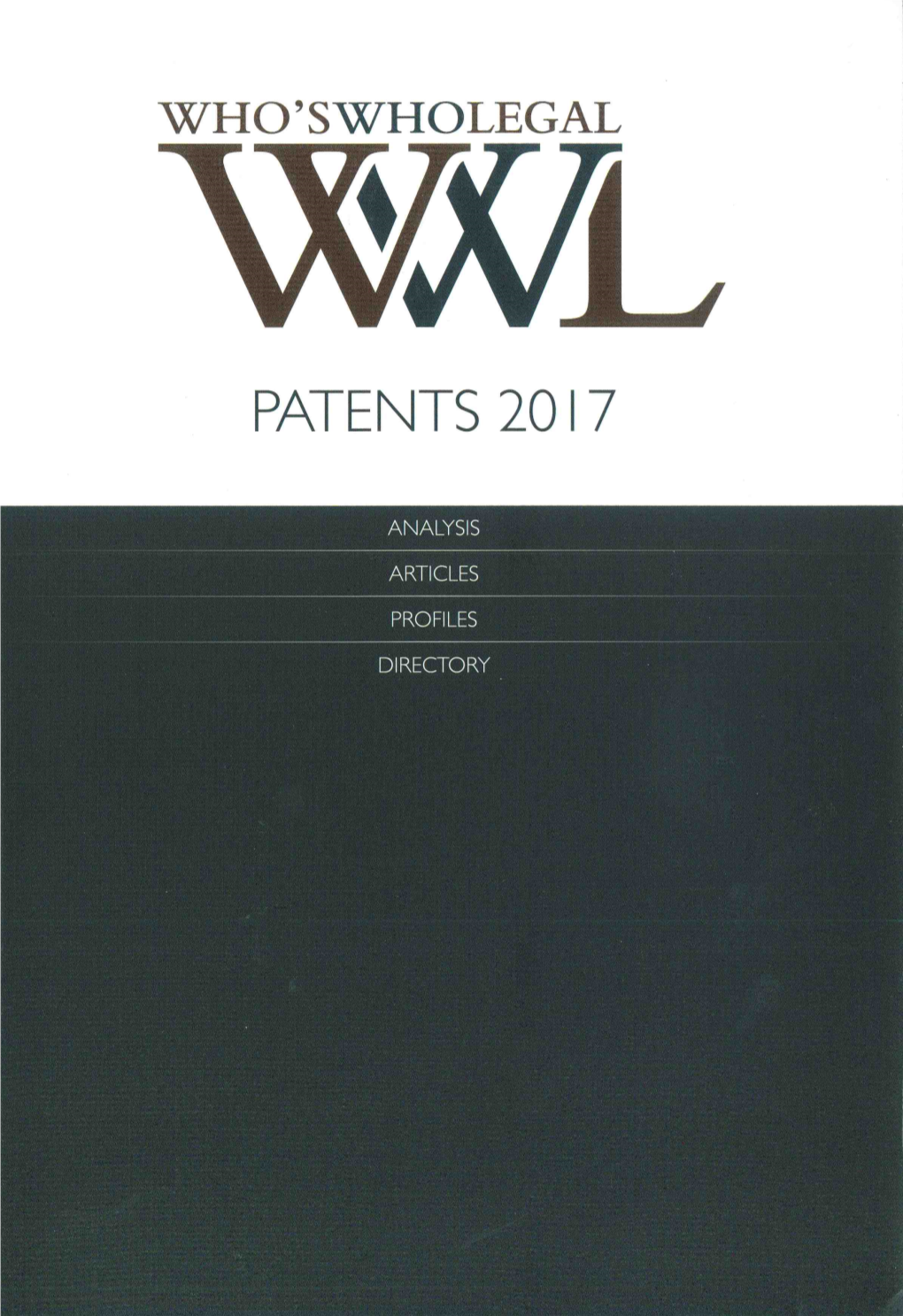 WHO'swholegal PATENTS 2017 Www