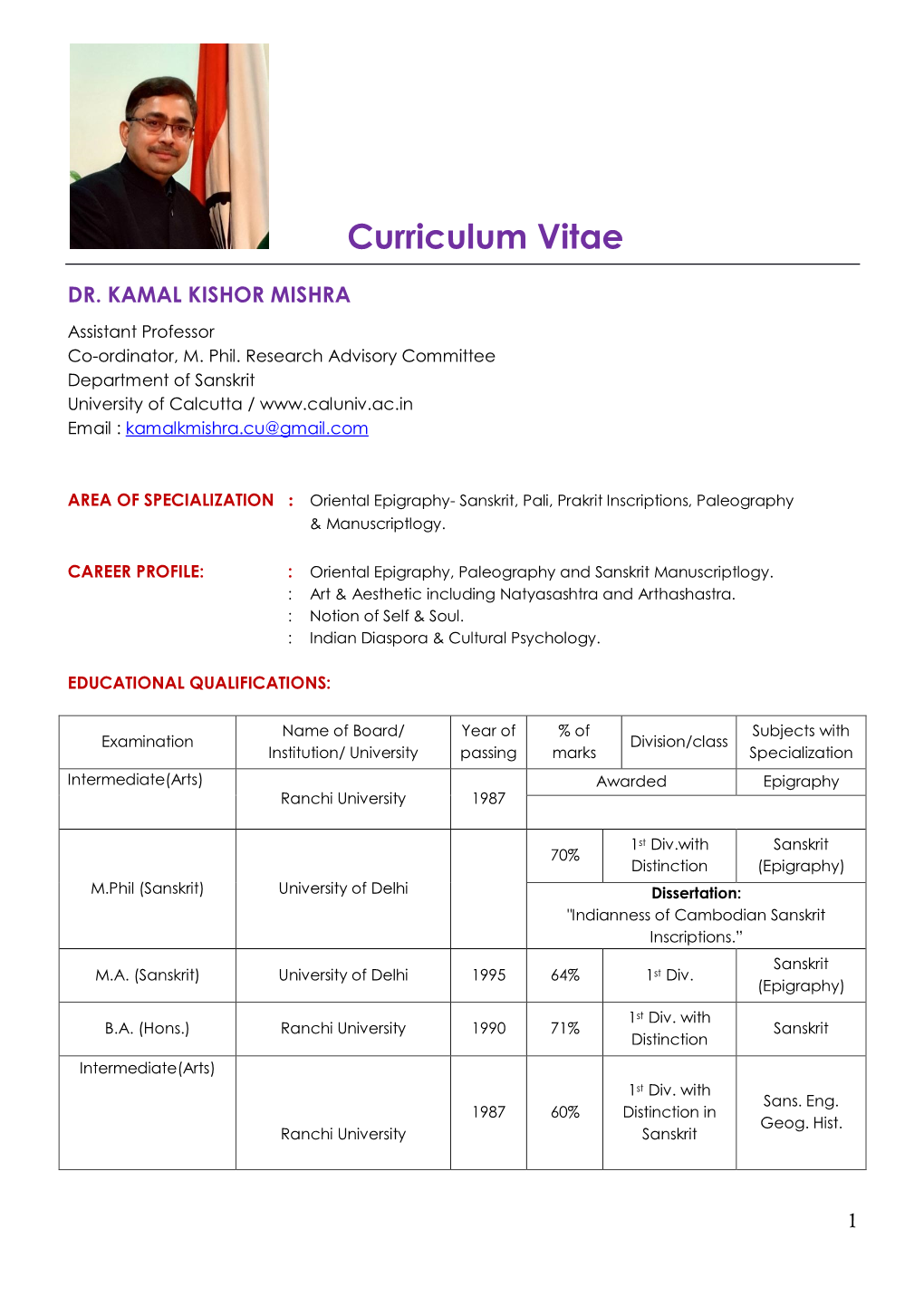 Curriculum Vitae