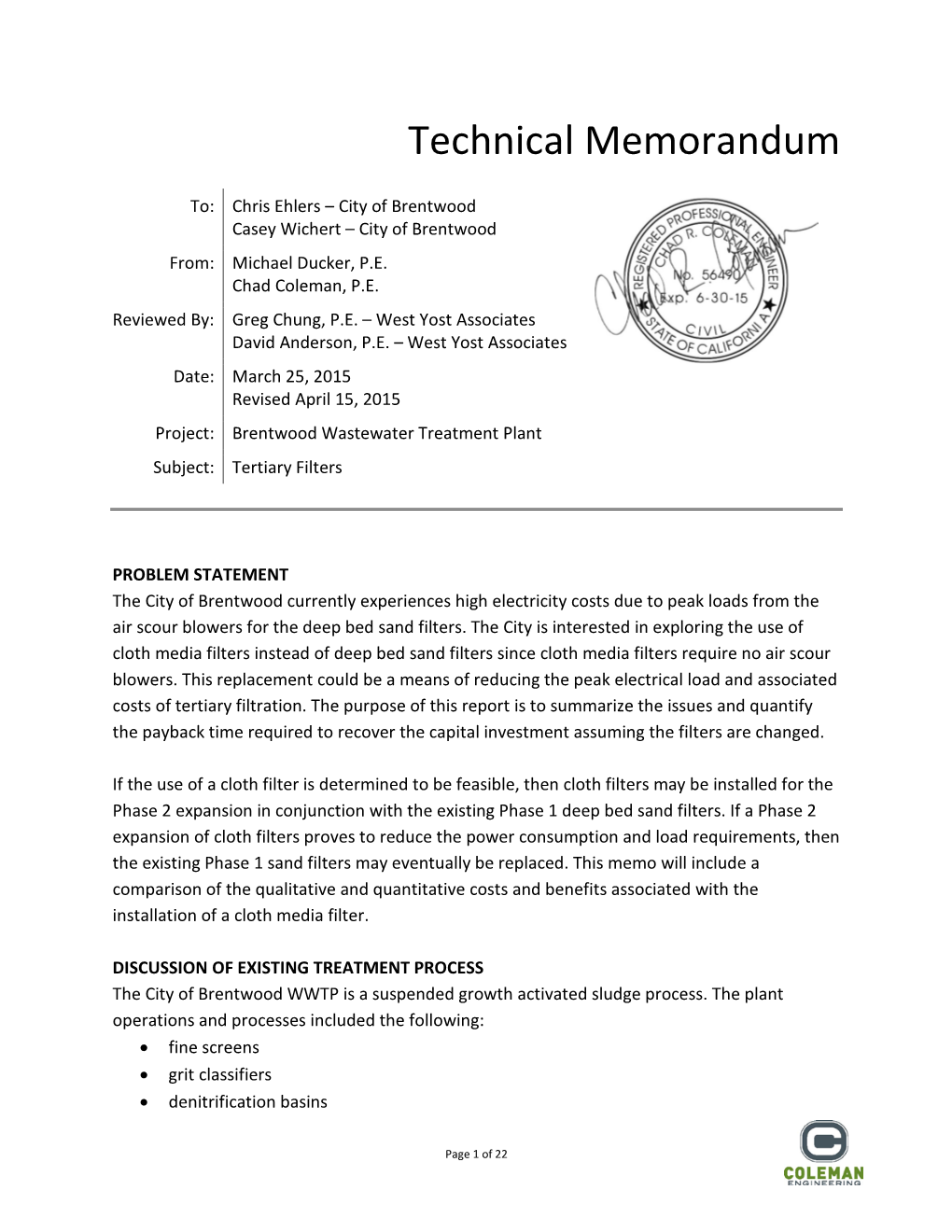 Technical Memorandum