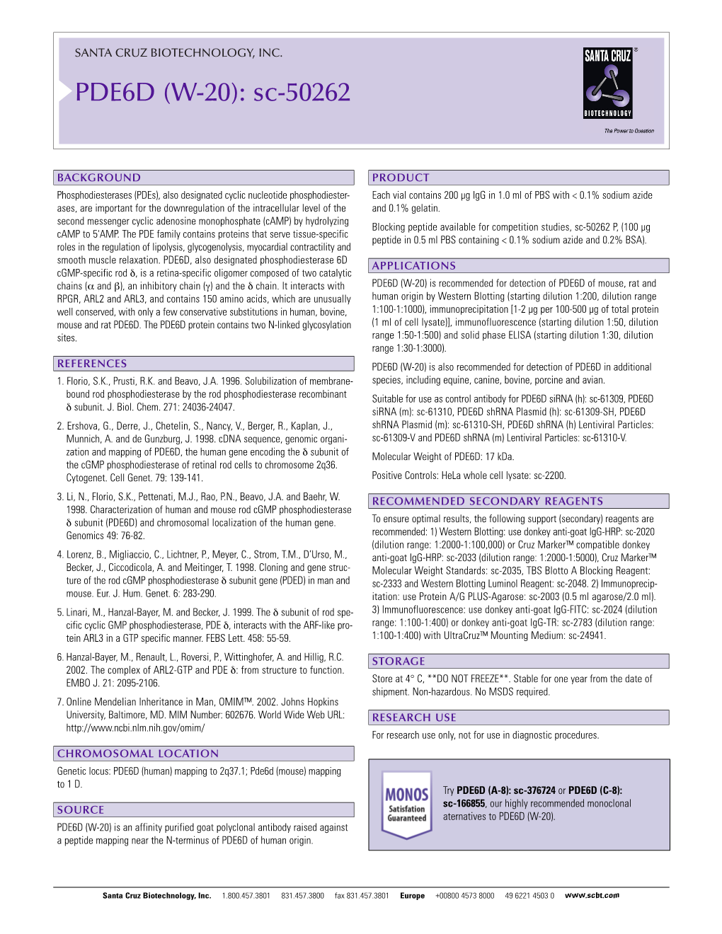 Datasheet Blank Template