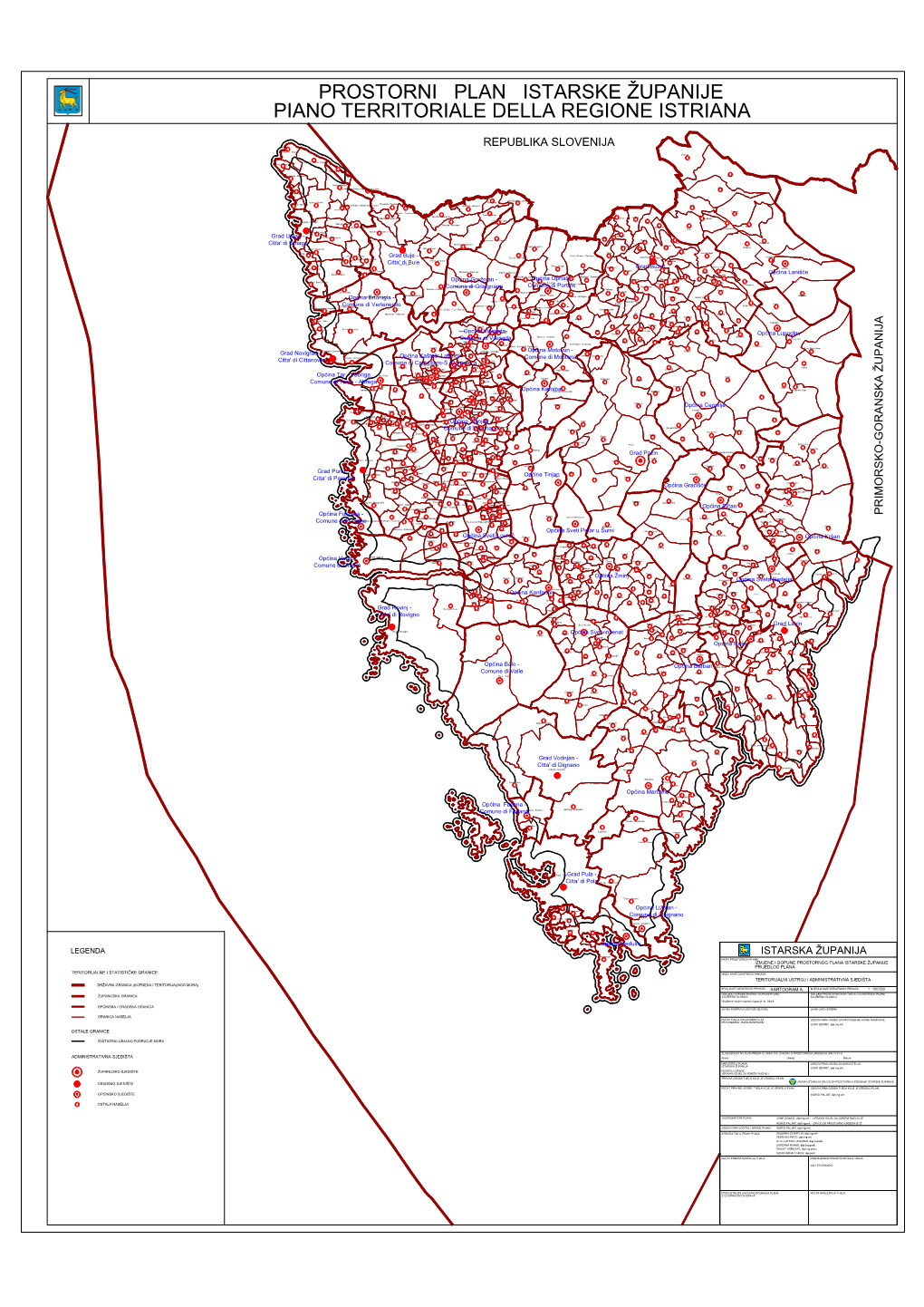 Prostorni Plan Istarske Županije Piano Territoriale