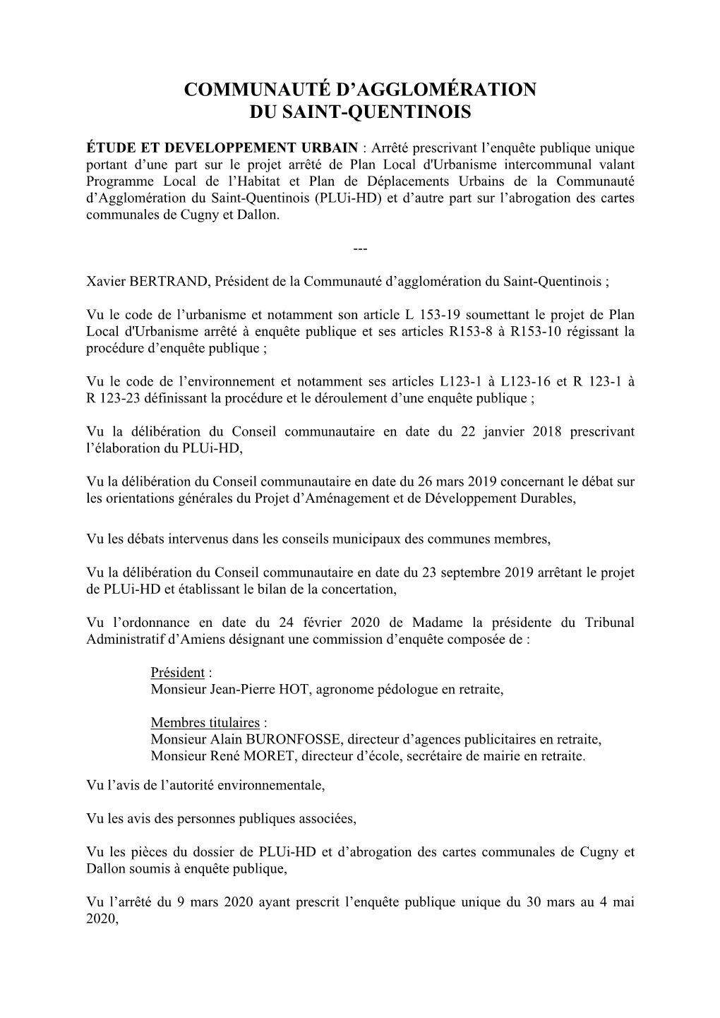 Communaute D'agglomeration