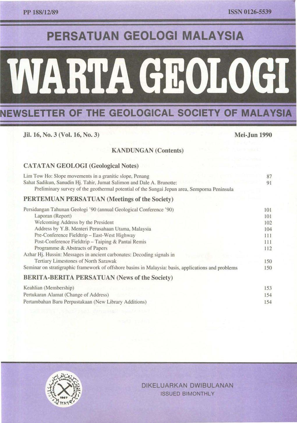 Persatuan Geologi Malaysia