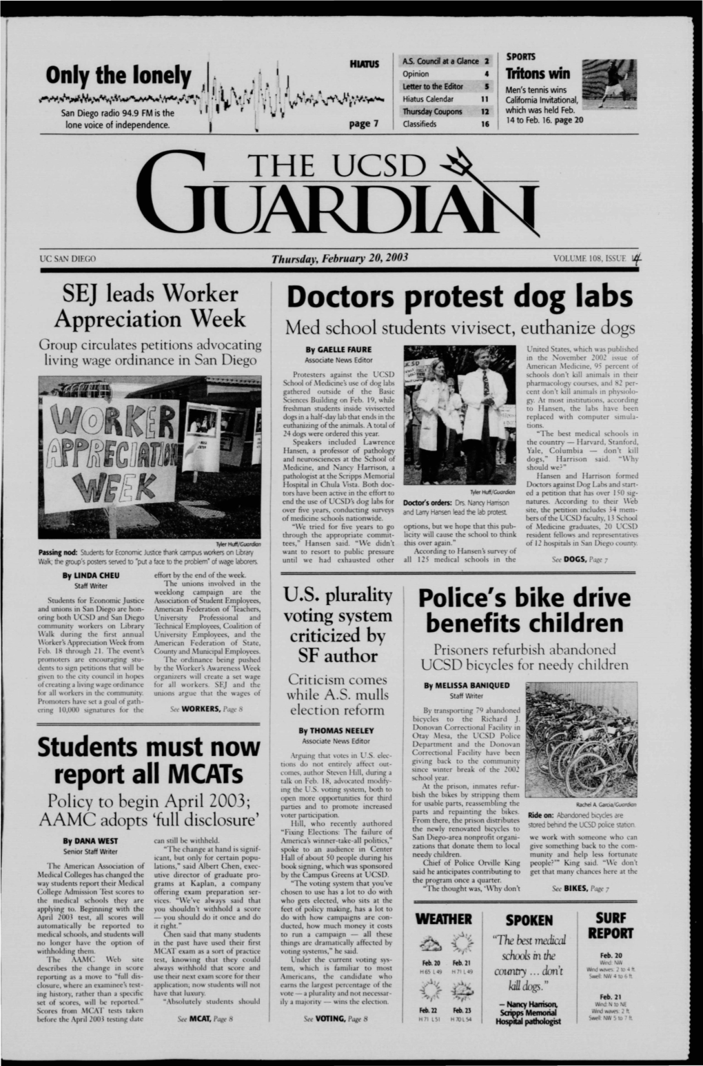 Doctors Protest Dog Labs Appreciation Week Med School Students Vivisect, Euthanize Dog