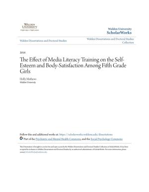 The Effect of Media Literacy Training on the Self-Esteem and Body-Satisfaction