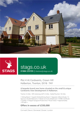 Stags.Co.Uk 01884 235705 | Tiverton@Stags.Co.Uk