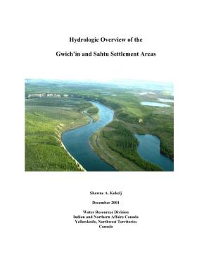 Hydrologic Overview of the Gwich'in and Sahtu Settlement Areas