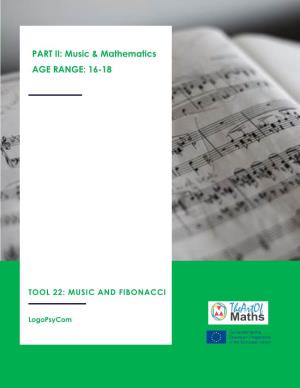 Tool 22: Music and Fibonacci