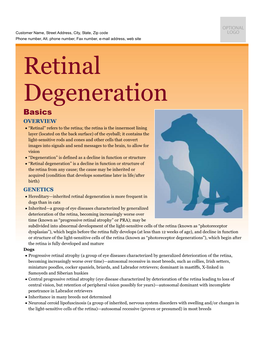 Retinal Degeneration