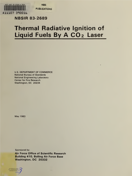 Thermal Radiative Ignition of Liquid Fuels by a CO₂ Laser