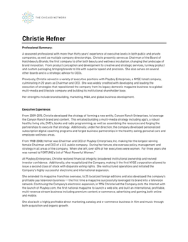 Christie Hefner