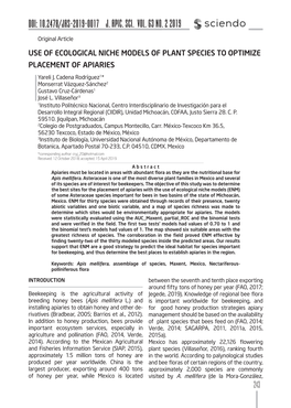 J. APIC. SCI. Vol. 63 No. 2 2019 DOI: 10.2478/JAS-2019-0017