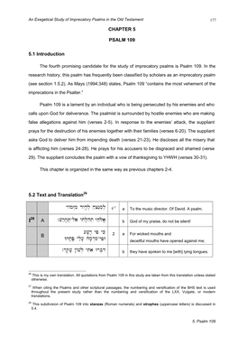 A Study of Imprecatory Psalms in the Old Testament