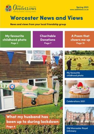 Worcester News and Views News and Views from Your Local Friendship Group