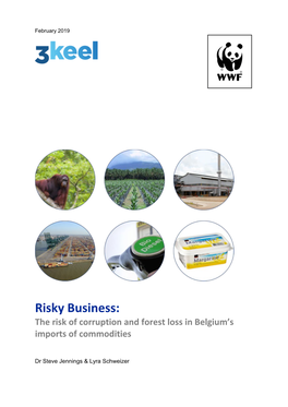 The Risk of Corruption and Forest Loss in Belgium's Imports of Commodities