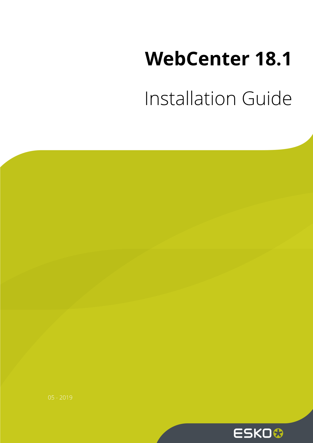 Webcenter 18.1 Installation Guide