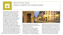 Itineray, Leg D from CAMPEA to CONEGLIANO