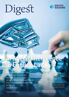 Artificial Intelligence in English Law