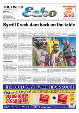 Byrrill Creek Dam Back on the Table