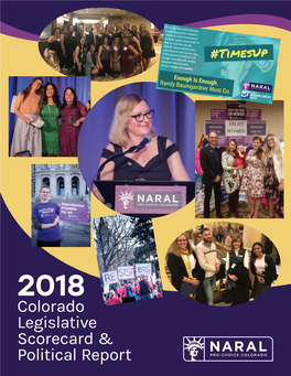 Colorado Legislative Scorecard & Political Report