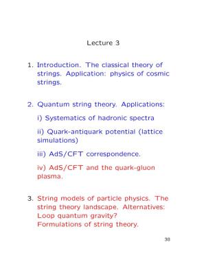 Physics of Cosmic Strings. 2. Quantum String Theory. Ap